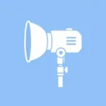 Professioneller Studioblitz für Fotoaufnahmen